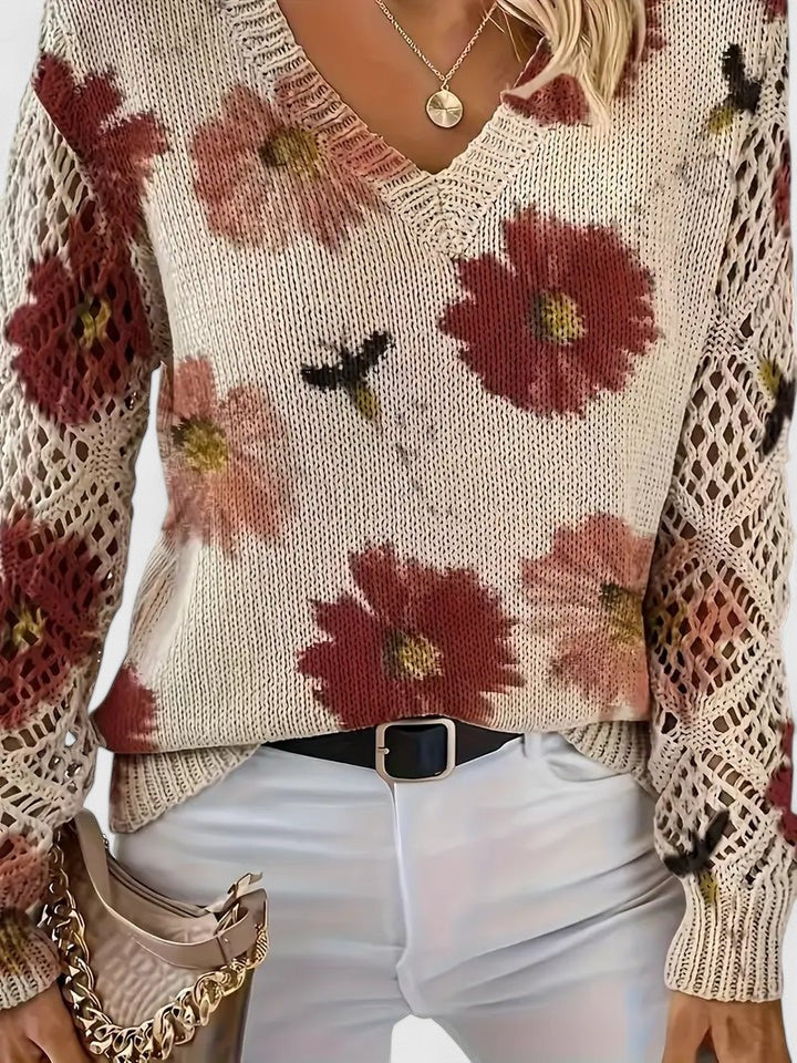 Aurélie - Lichte Gebloemde Vest