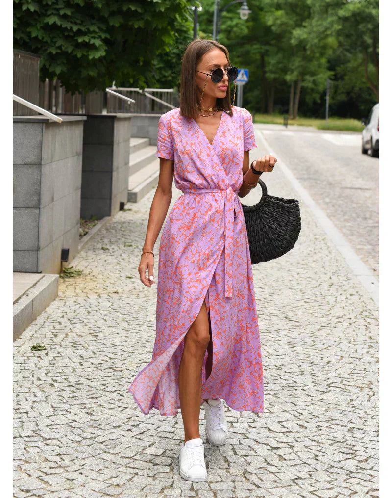 Eva - Elegante V-Hals Jurk