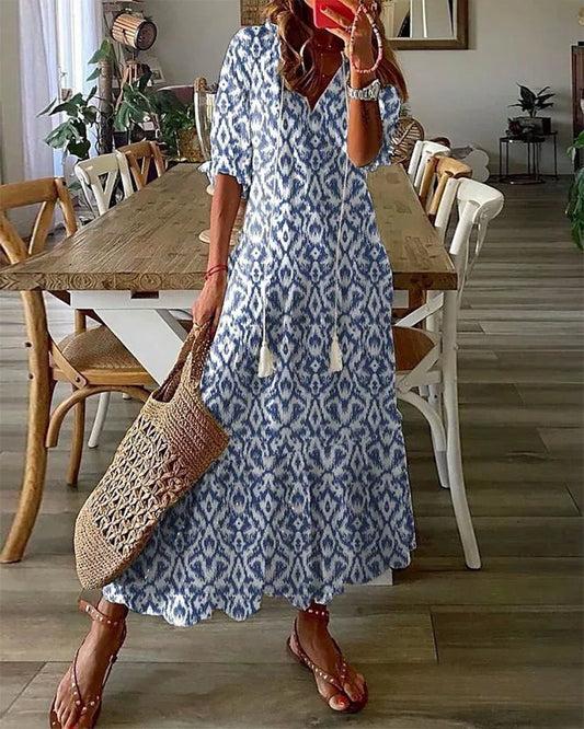 Colette - Vloeiende Bohemian Jurk