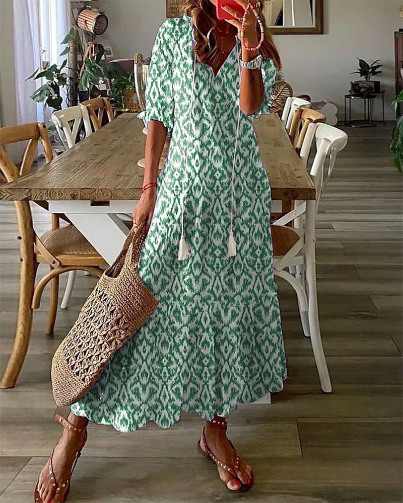 Colette - Vloeiende Bohemian Jurk