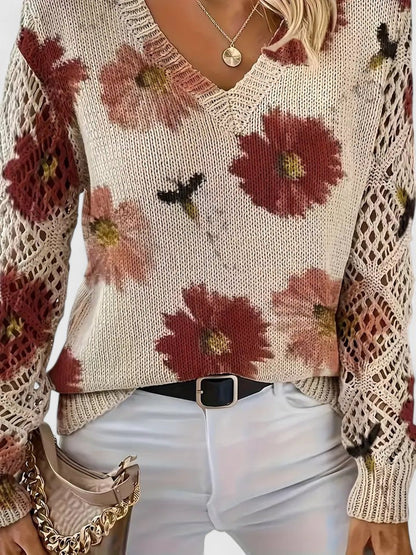 Aurélie - Lichte Gebloemde Vest
