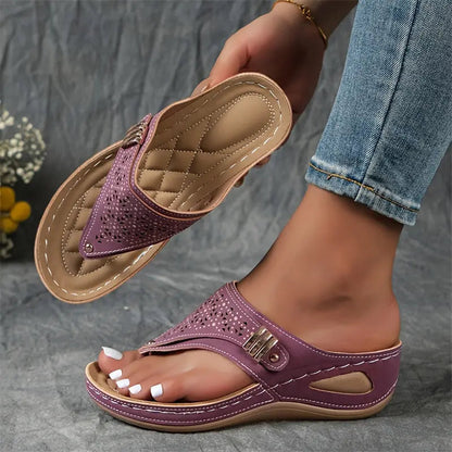 Élodie™ - Open-teen sleehak sandalen voor dames