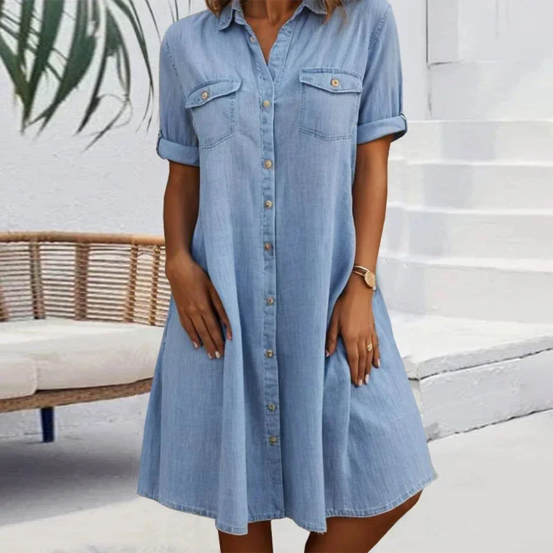 Evelina - Elegante Midi-Jurk