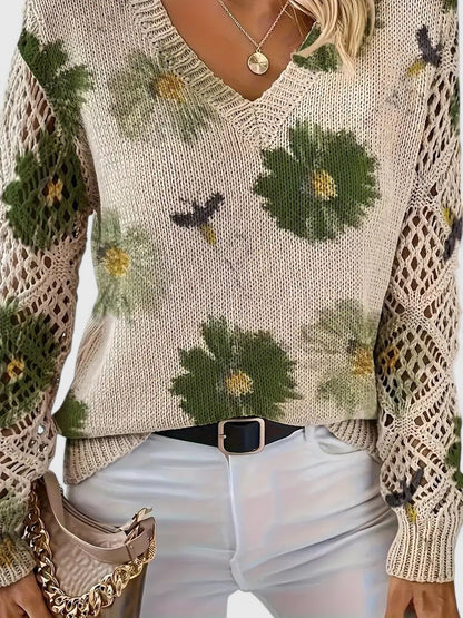 Aurélie - Lichte Gebloemde Vest