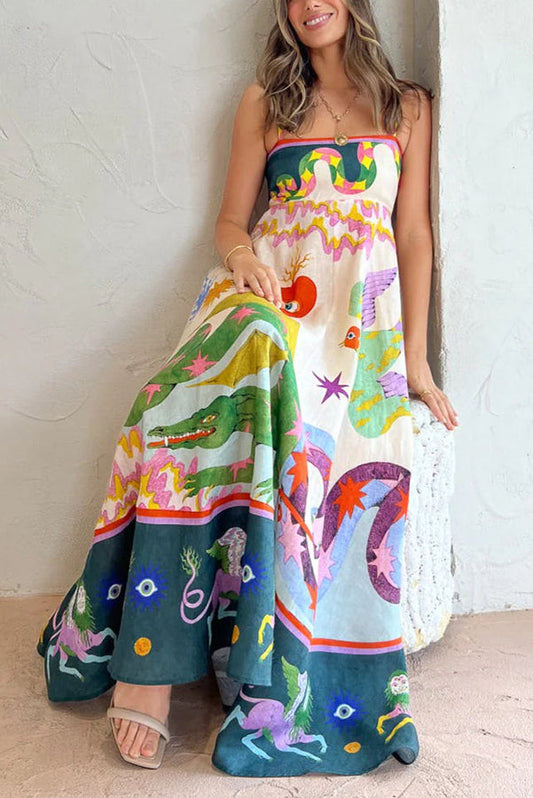 Angeline - Elegante Maxi Jurk