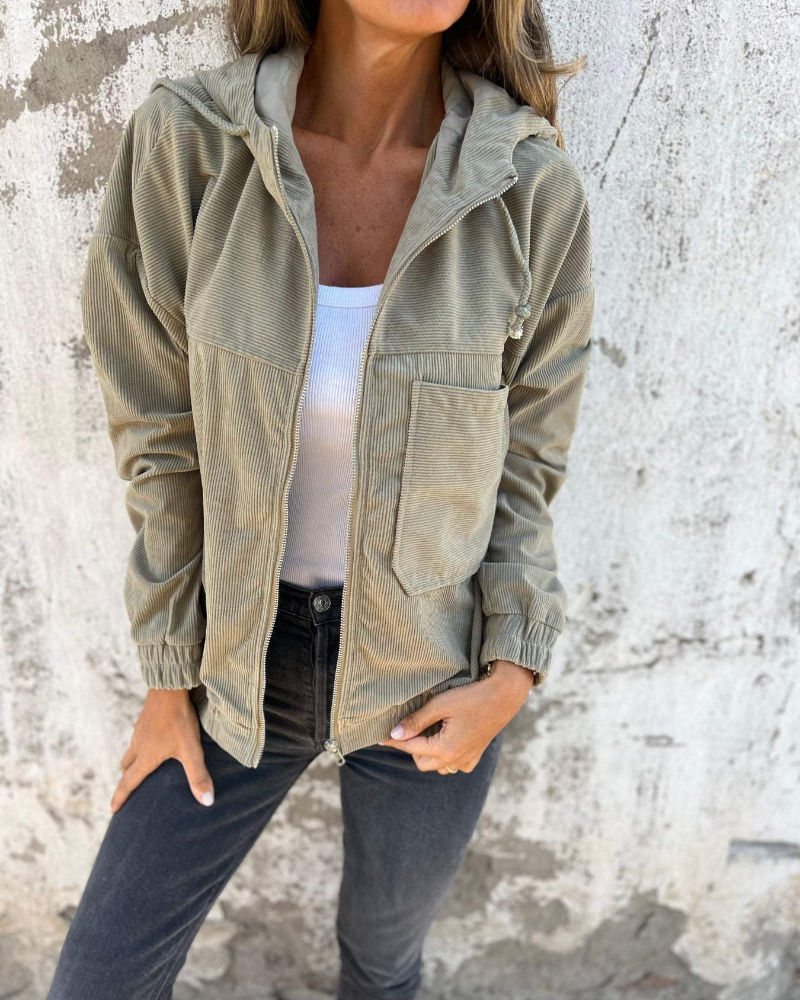 Isabella - Retro Corduroy Jas
