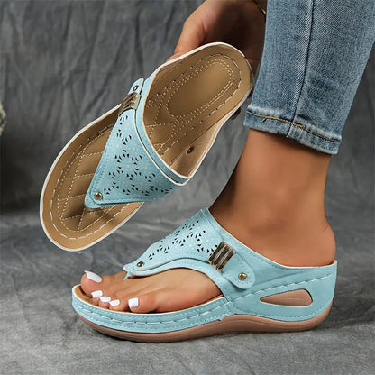 Élodie™ - Open-teen sleehak sandalen voor dames