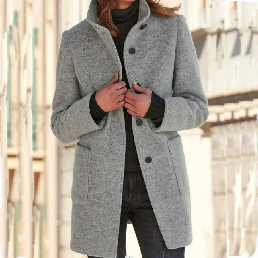 Damesjas Bronte met knoopsluiting