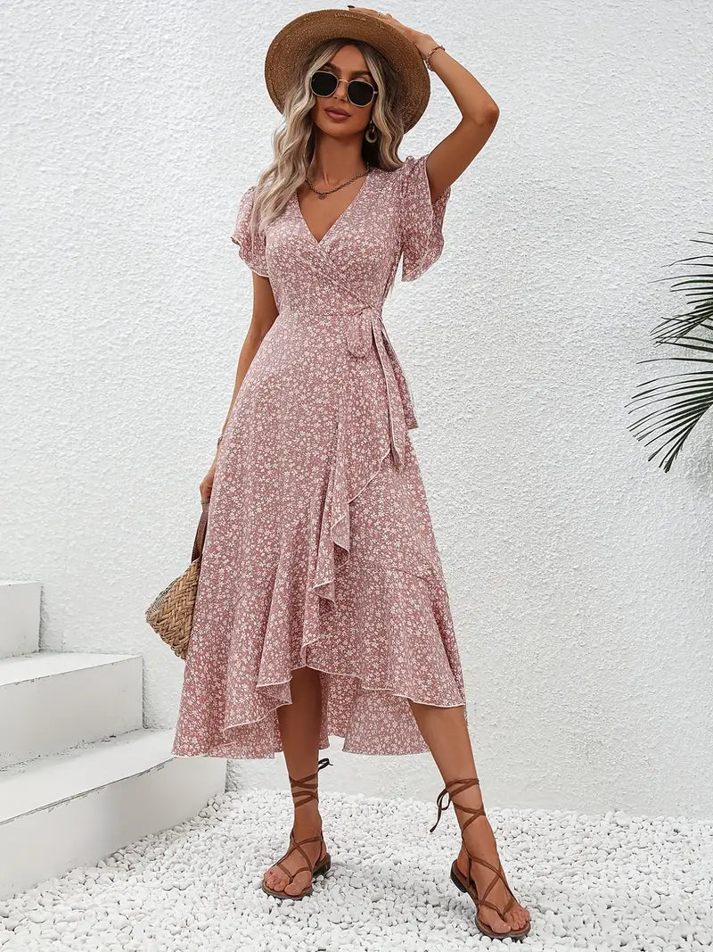 Miriam - Elegante bloemenjurk