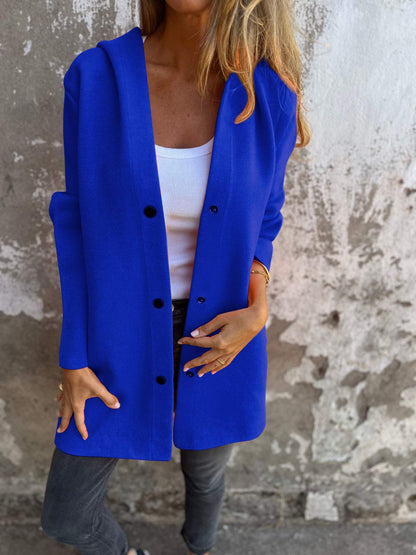 Adriana - Casual vest met capuchon