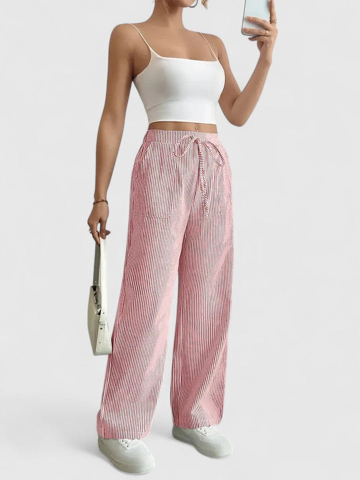 Dominique - Elegante wijde broek