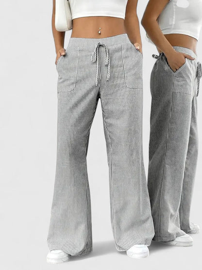 Dominique - Elegante wijde broek