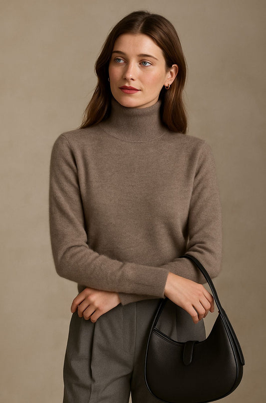 Amara - Pull Col Roulé Luxueux