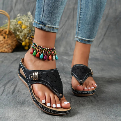 Élodie™ - Open-teen sleehak sandalen voor dames
