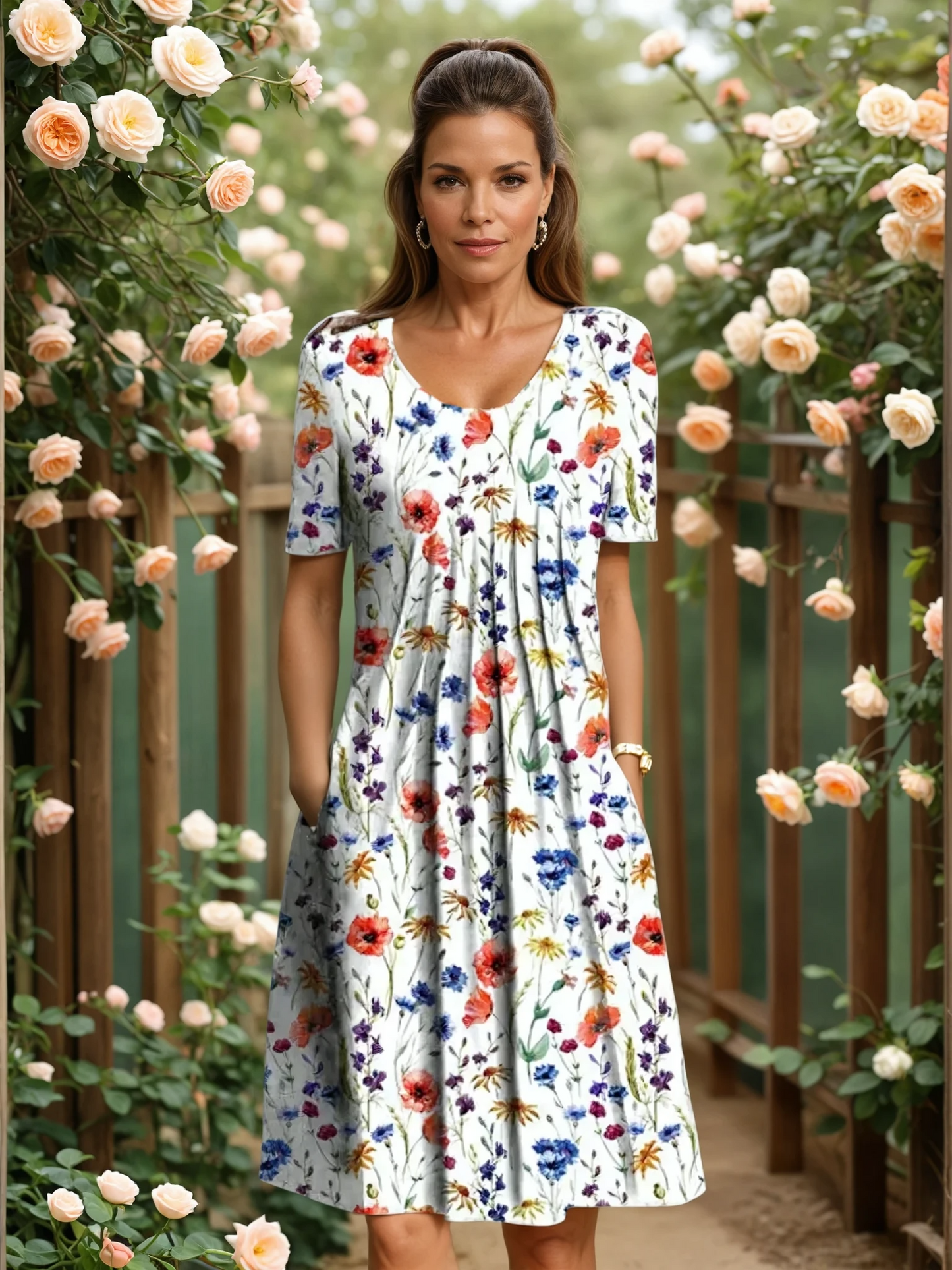 Olivia - Elegante casual jurk