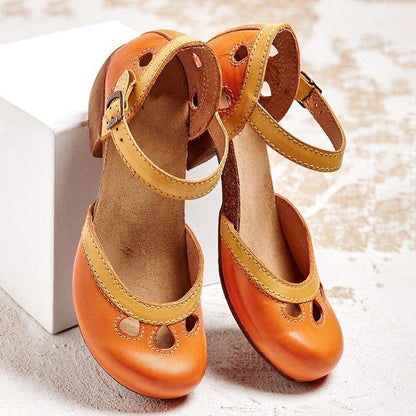 Laisy™ - Comfortabele Orthopedische Sandalen met Lage Hak