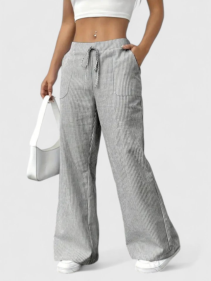 Dominique - Elegante wijde broek