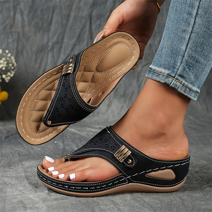 Élodie™ - Open-teen sleehak sandalen voor dames