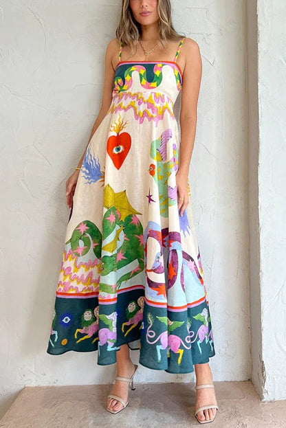 Angeline - Elegante Maxi Jurk