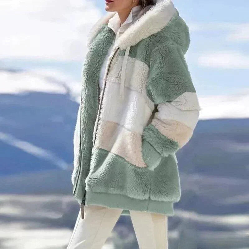 Harper | Veste en polaire stylée avec capuche