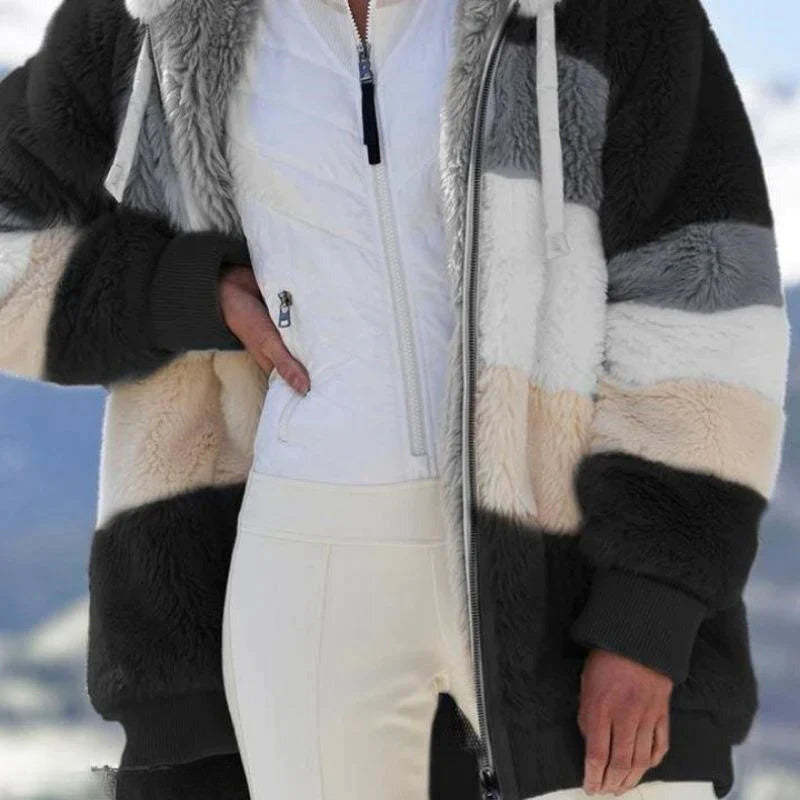 Harper | Veste en polaire stylée avec capuche