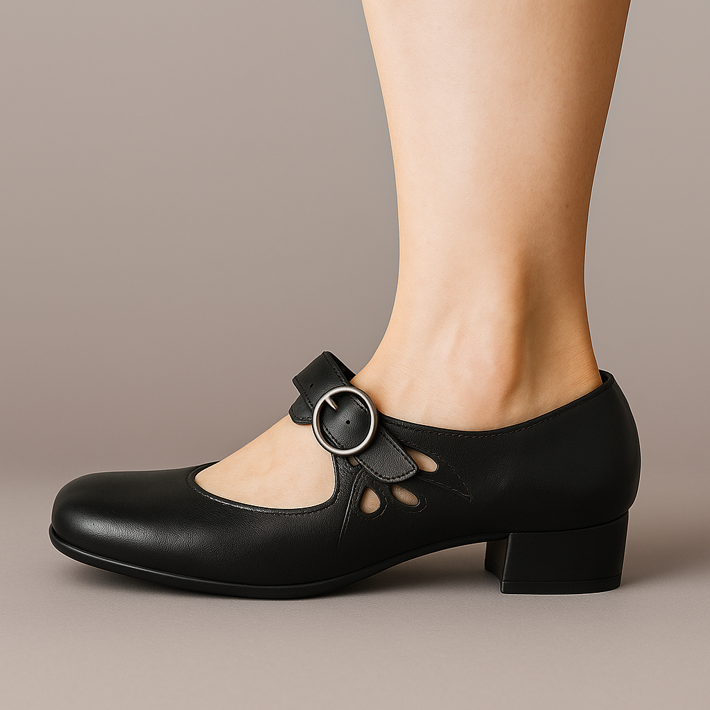 Denisa™ - Leren orthopedische sandalen