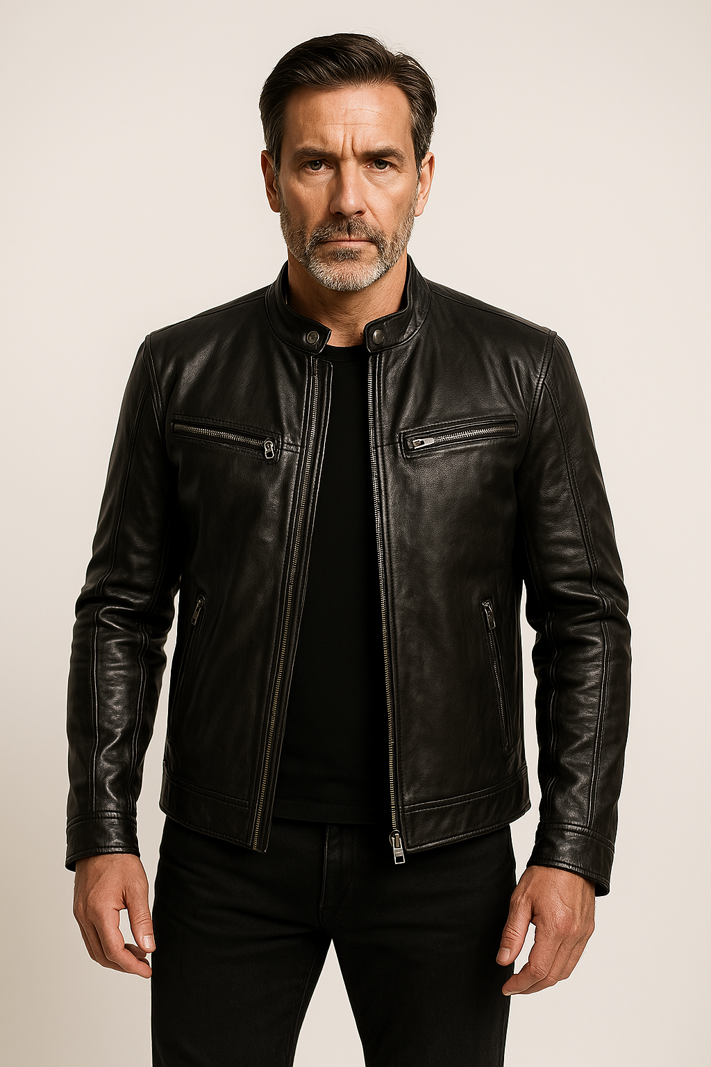 Bonnie® | Veste en cuir décontractée
