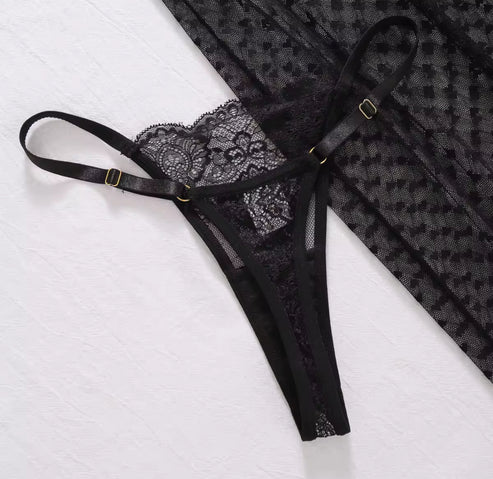 Léna™ | Heart Mesh Lingerieset