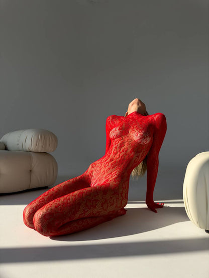 Chloé™ | Bodystocking en Dentelle Sensuelle