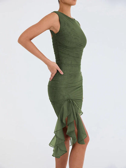 Nancy - Elegante midi-jurk