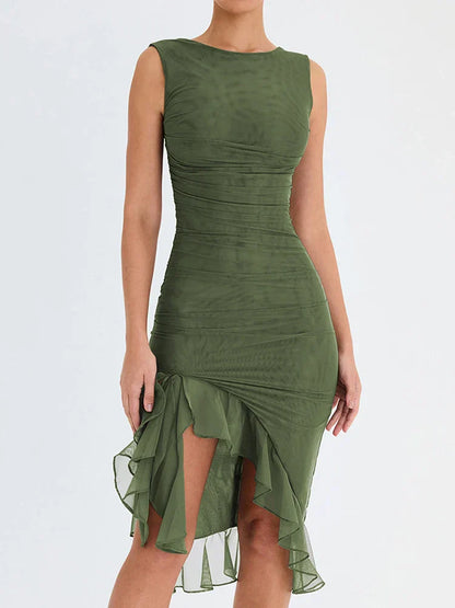 Nancy - Elegante midi-jurk
