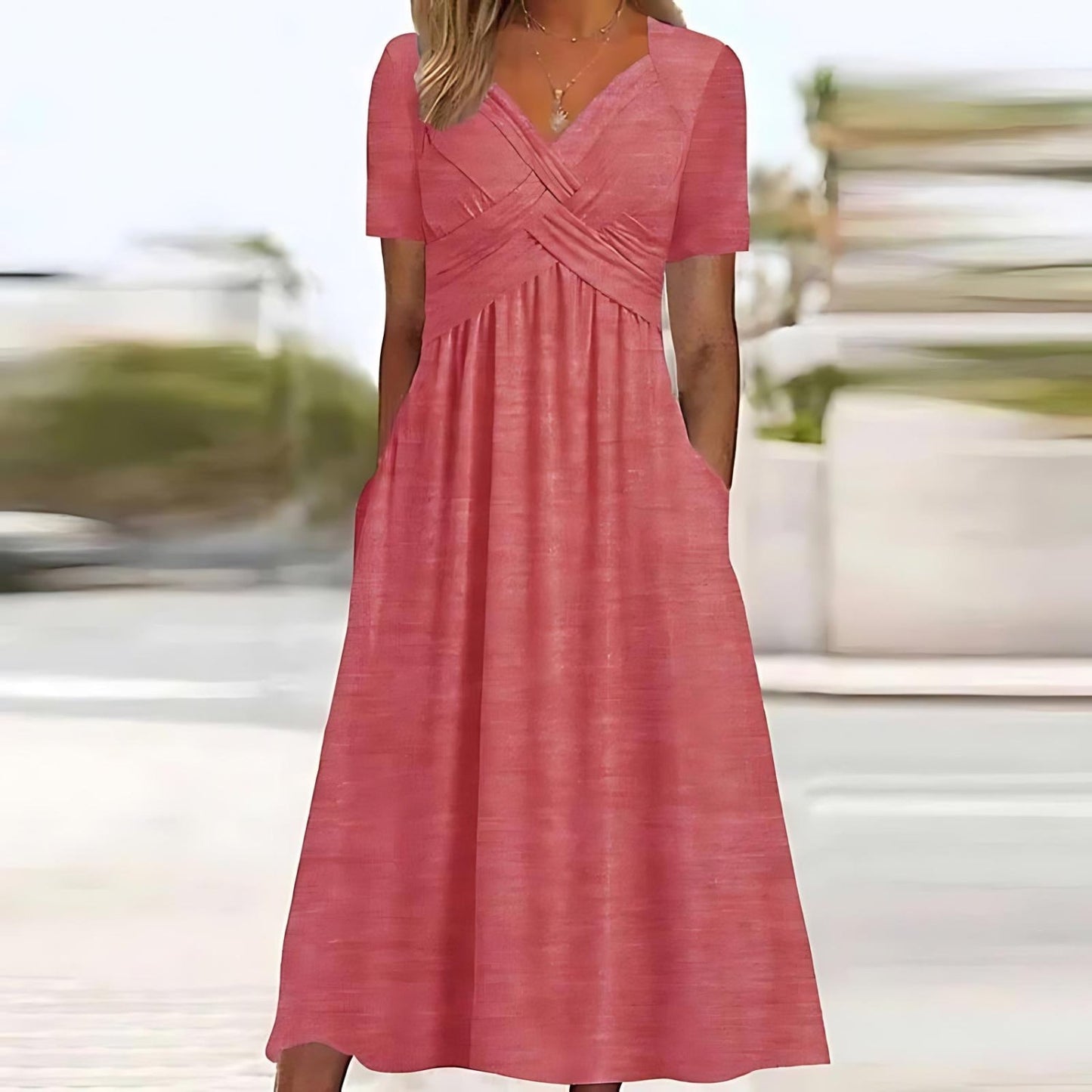 Nadine - Elegante Lange Jurk