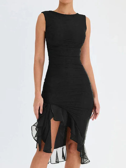 Nancy - Elegante midi-jurk