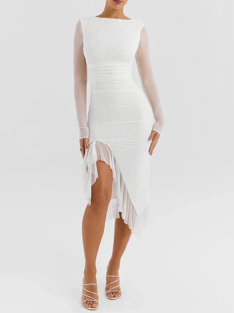 Nancy - Elegante midi-jurk