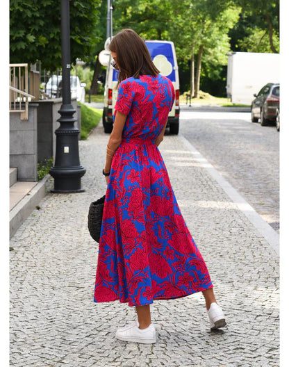 Eva - Elegante V-Hals Jurk