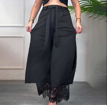 Sophie™ | Wijde Broek met Kant