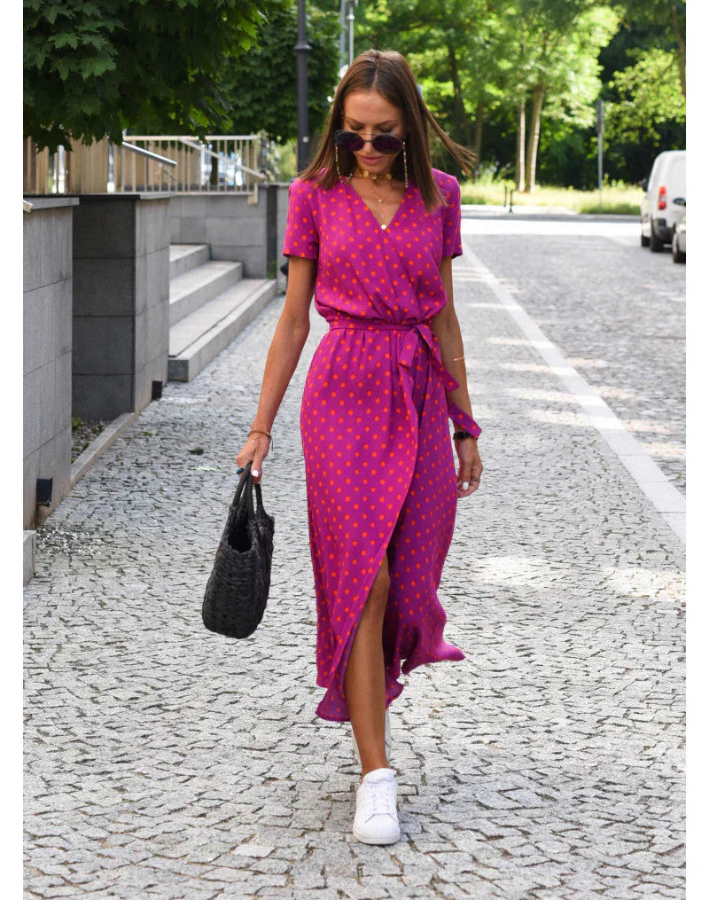 Eva - Elegante V-Hals Jurk
