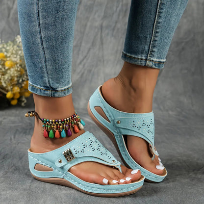 Élodie™ - Open-teen sleehak sandalen voor dames