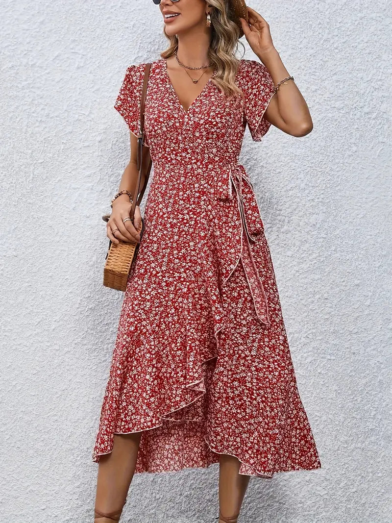 Miriam - Elegante bloemenjurk