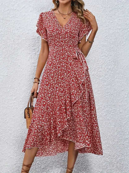 Miriam - Elegante bloemenjurk