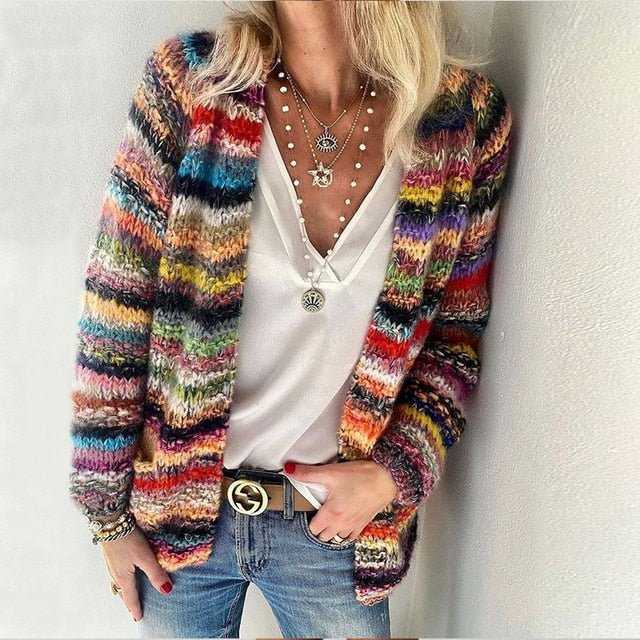 Cleo - Elegante Meerkleurige Vest