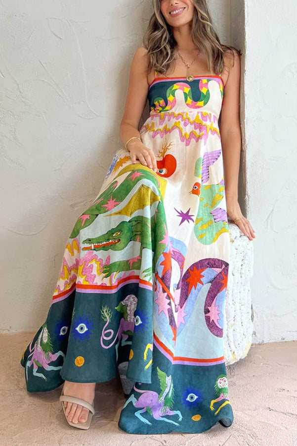 Angeline - Elegante Maxi Jurk