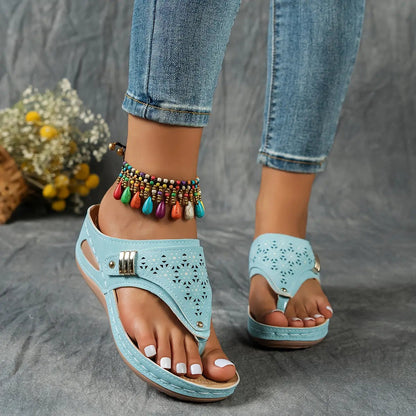 Élodie™ - Open-teen sleehak sandalen voor dames