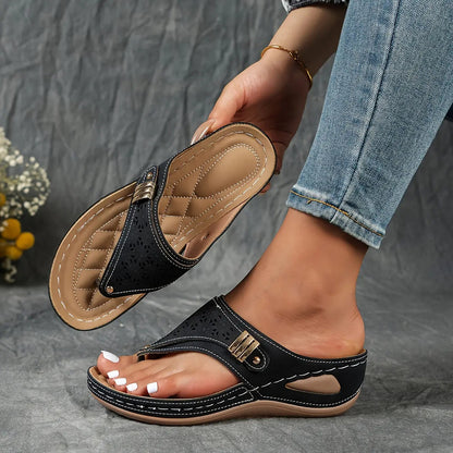 Élodie™ - Open-teen sleehak sandalen voor dames