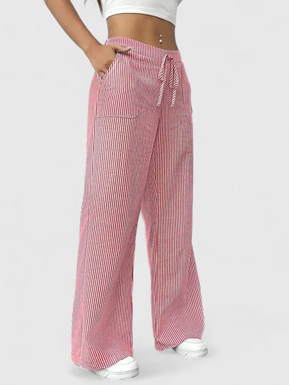 Dominique - Elegante wijde broek