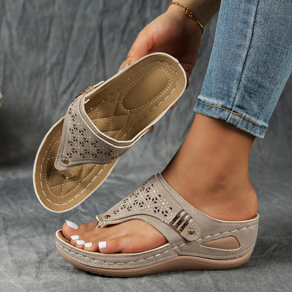 Élodie™ - Open-teen sleehak sandalen voor dames