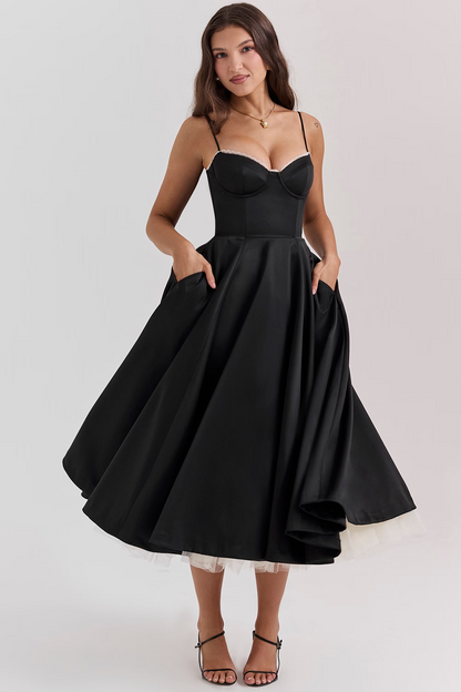 Louane - Elegante midi-jurk