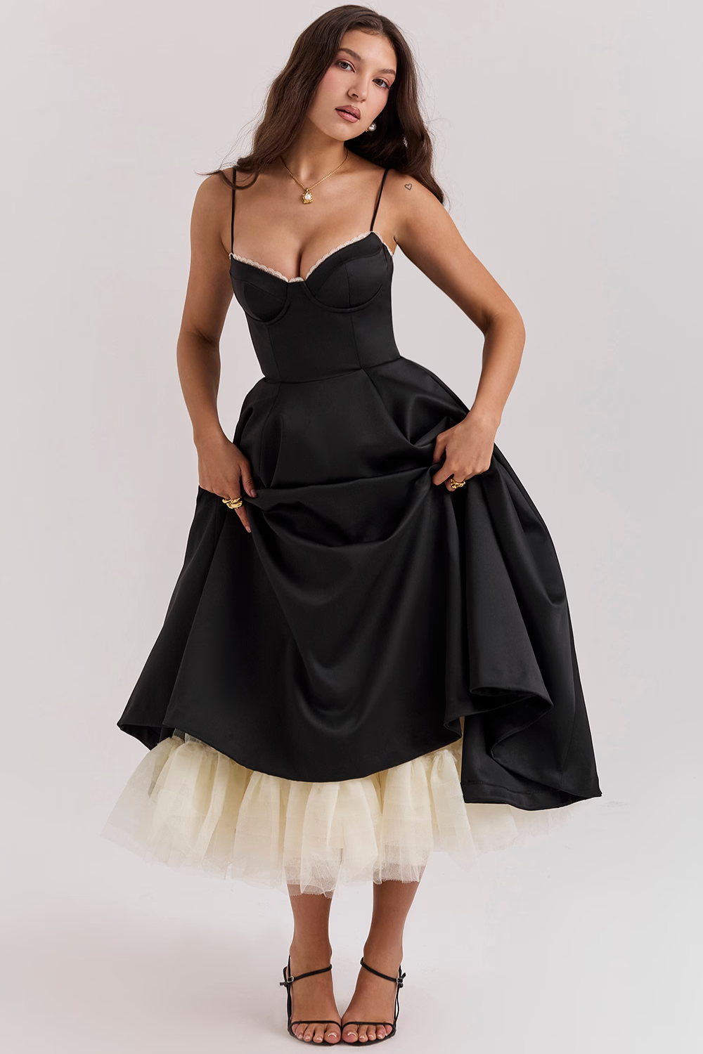Louane - Elegante midi-jurk