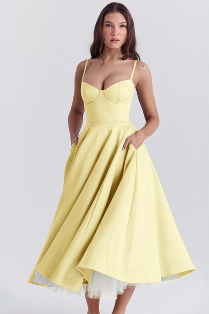 Louane - Elegante midi-jurk
