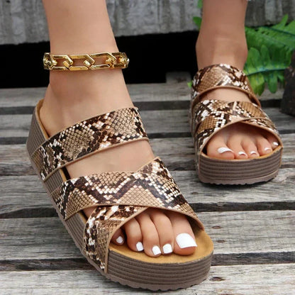 Solèna™ - Orthopedische lederen sandalen